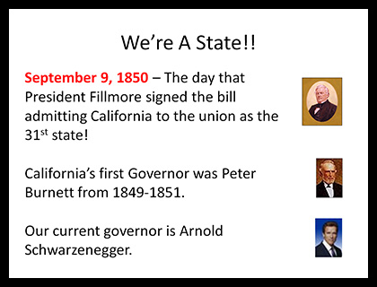 Sample Statehood and Government Slide